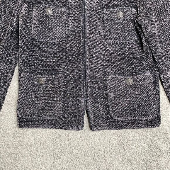 St. John Collection by Marie Gray Knit Full Zip Sweater Jacket Women's Sz 6 VTG - Picture 3 of 10